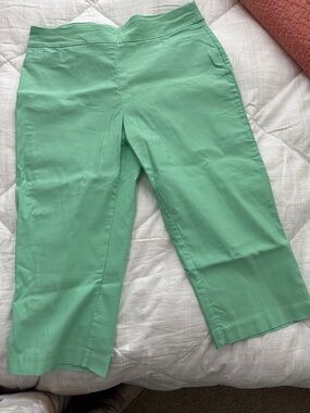 Kim Rogers Mint Green Cropped Pants